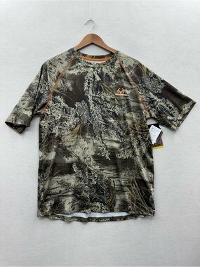 Realtree T-Shirt Mens Large Camo Realtree Max-1 XT